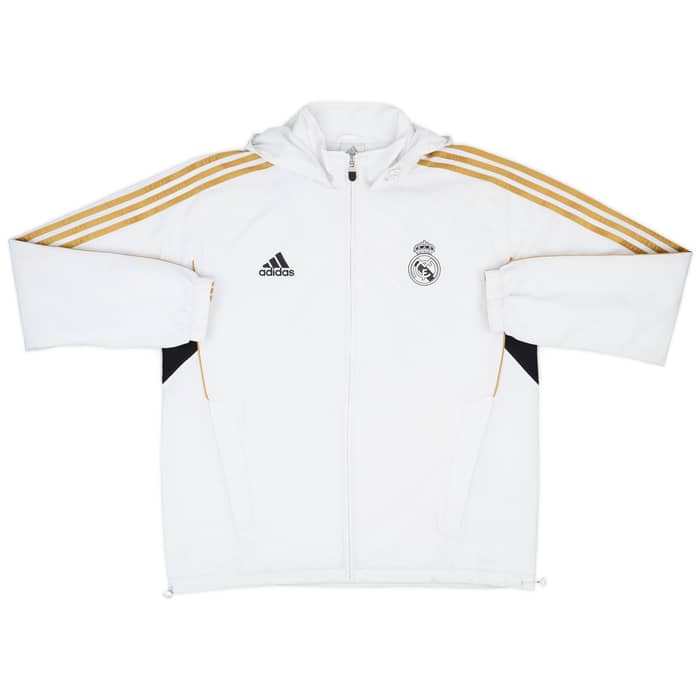 2011-12 Real Madrid adidas Hooded Track Jacket - 7/10 - (L/XL)