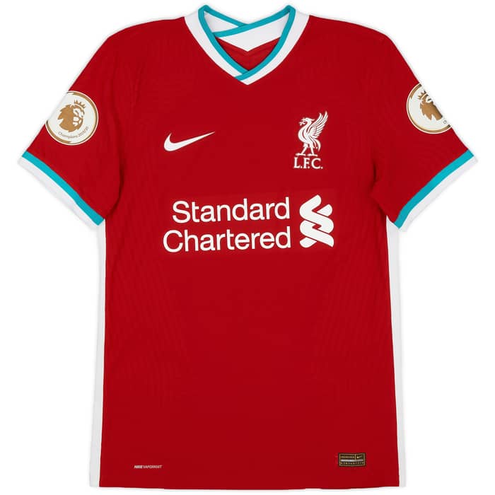 2020-21 Liverpool Authentic Home Shirt Fabinho #3 - 10/10 - (S)
