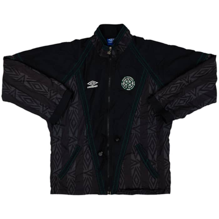 1991-93 Celtic Umbro Track Jacket - 8/10 - (M)
