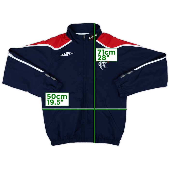 2007-08 Rangers Umbro Track Jacket - 8/10 - (S)