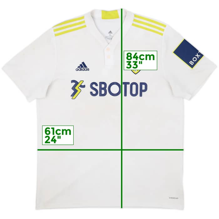 2021-22 Leeds United Home Shirt - 5/10 - (XL)