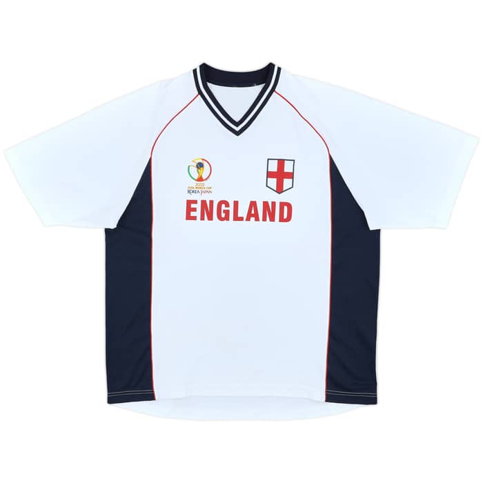2002-03 England 'World Cup Korea Japan' Training Shirt - 8/10 - (XL)