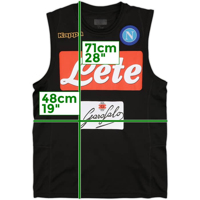 2016-17 Napoli Kappa Training Vest - 8/10 - (S)