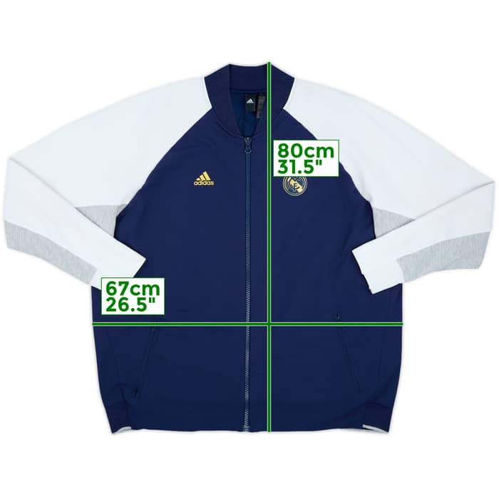 2019-20 Real Madrid adidas Track Jacket - 6/10 - (XXL)