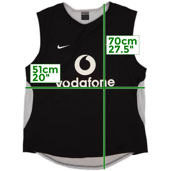 2003-04 Manchester United Nike Player Issue Training Vest - 8/10 - (M)