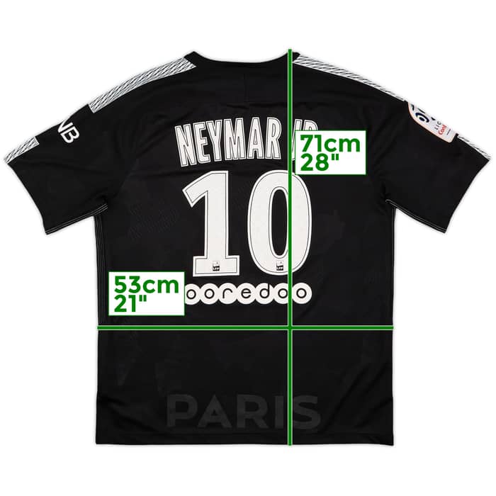 2017-18 Paris Saint-Germain Third Shirt Neymar Jr #10 - 9/10 - (L)