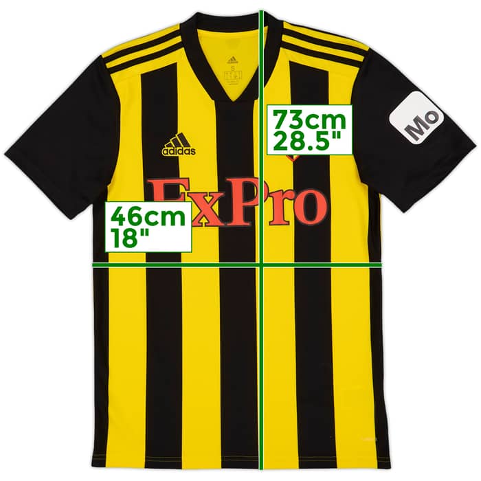 2018-19 Watford Home Shirt - 9/10 - (S)