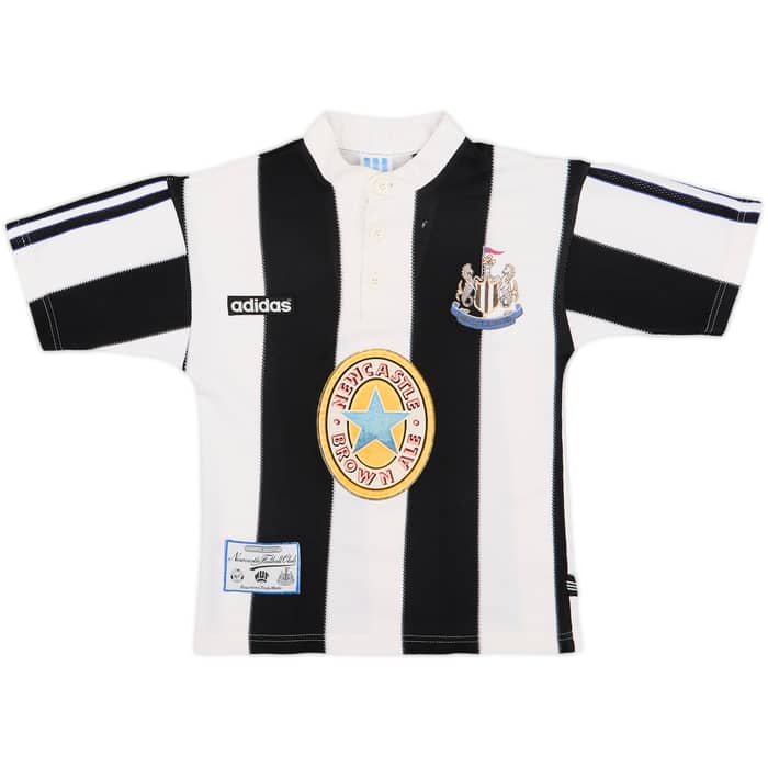 1995-97 Newcastle Home Shirt - 4/10 - (S.Boys)
