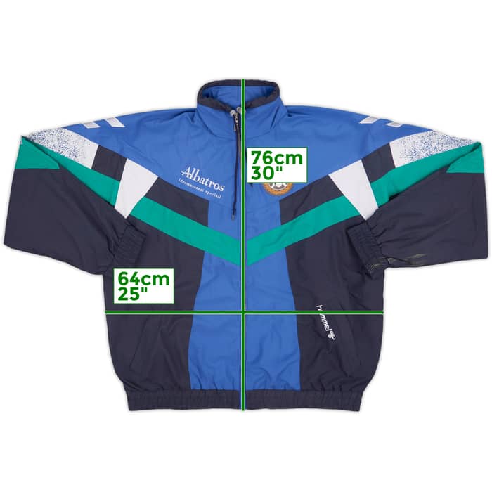 1996-97 Udinese Hummel Rain Jacket - 8/10 - (L)