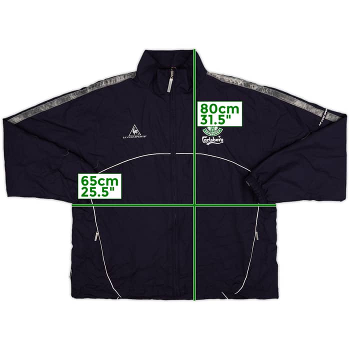 2000-02 Hibernian Le Coq Sportif Track Jacket - 6/10 - (XL)