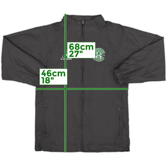 2005-06 Hibernian Le Coq Sportif Track Jacket - 8/10 - (S.Boys)