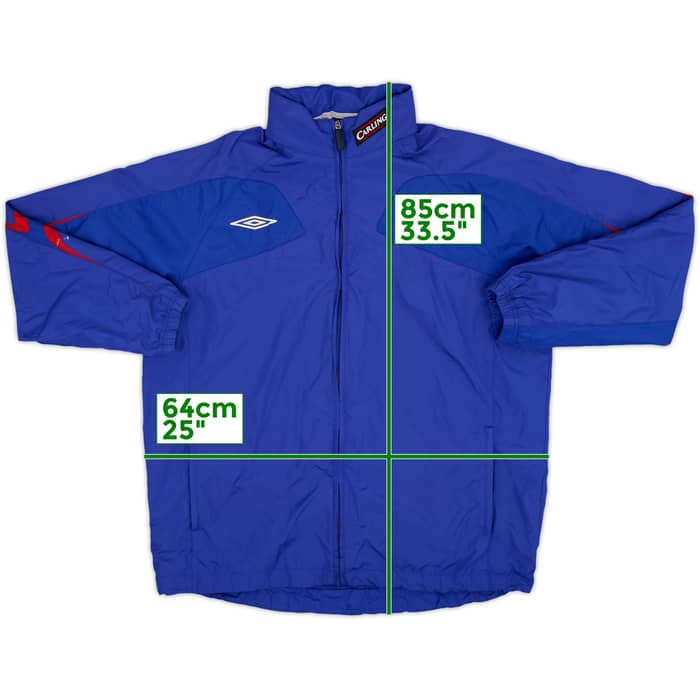 2007-09 Rangers Umbro Hooded Rain Jacket - 6/10 - (XL)