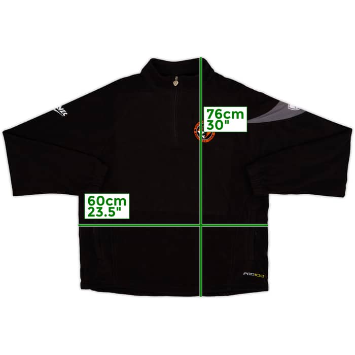 2000s Dundee United Avec 1/4 Zip Fleece Top - 9/10 - (L)