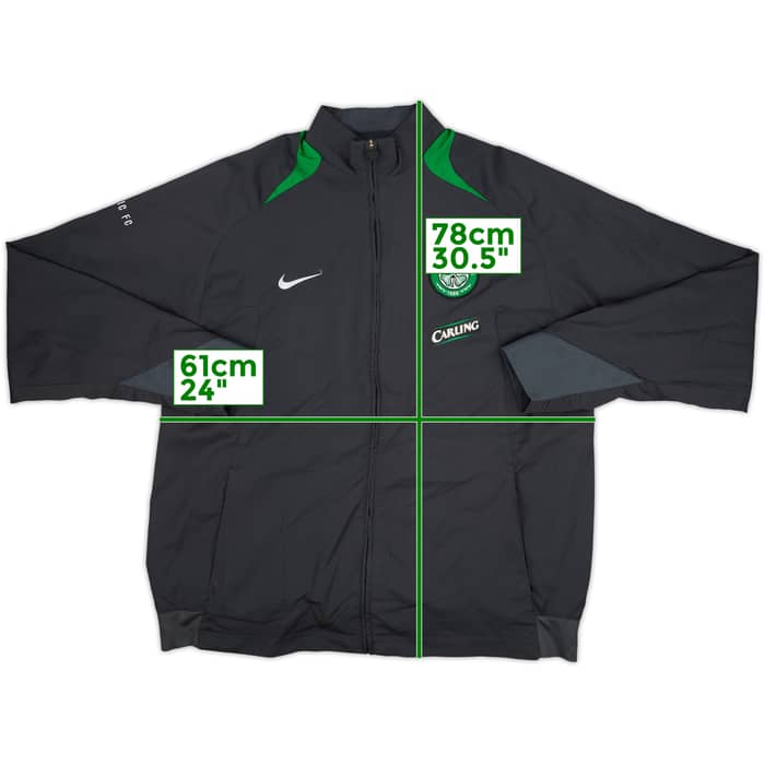 2005-06 Celtic Nike Track Jacket - 8/10 - (XL)