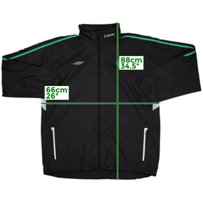 2004-05 Celtic Umbro Hooded Rain Jacket - 8/10 - (XL)