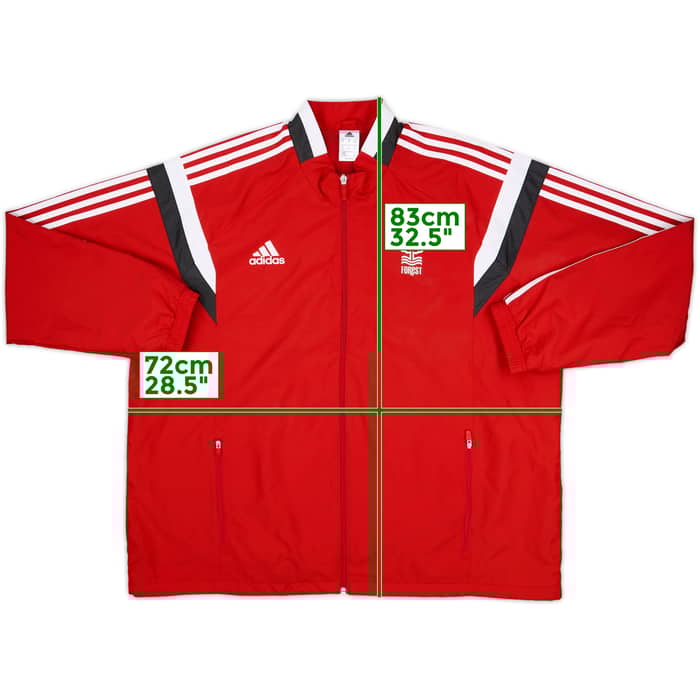 2014-15 Nottingham Forest adidas Track Jacket - 8/10 - (XXL)