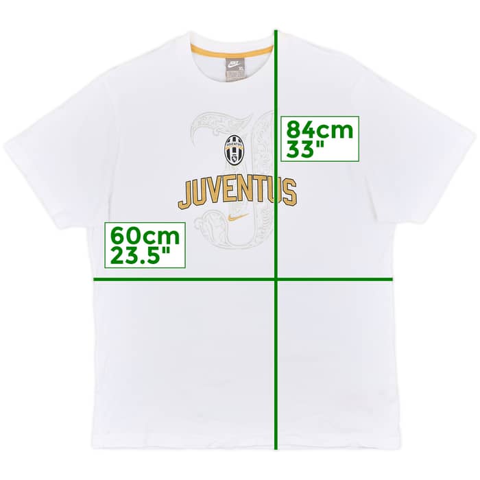 2008-09 Juventus Nike Cotton Tee - 9/10 - (XL)