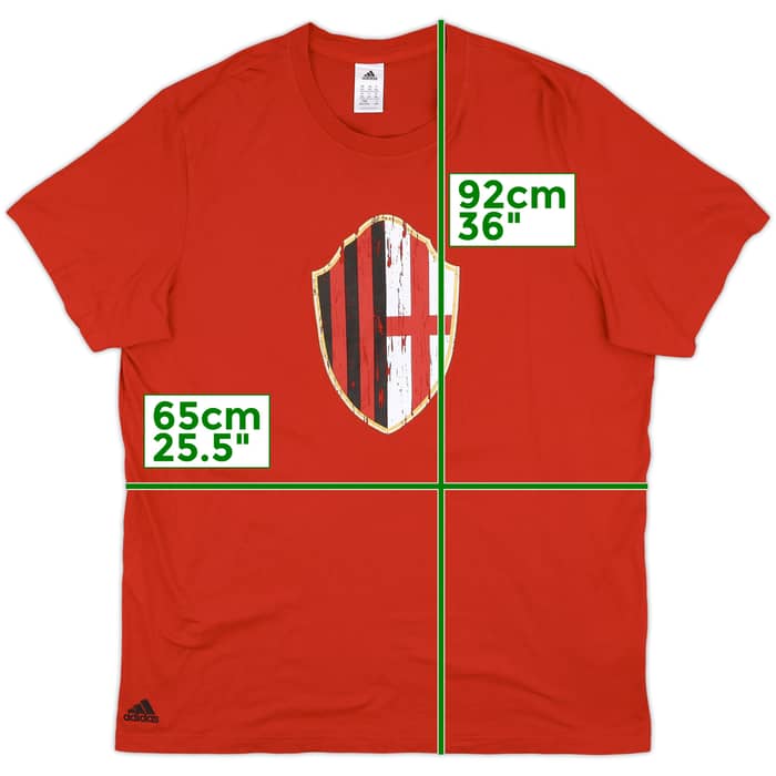 2012-13 AC Milan adidas Originals Cotton Tee - 10/10 - (XL)