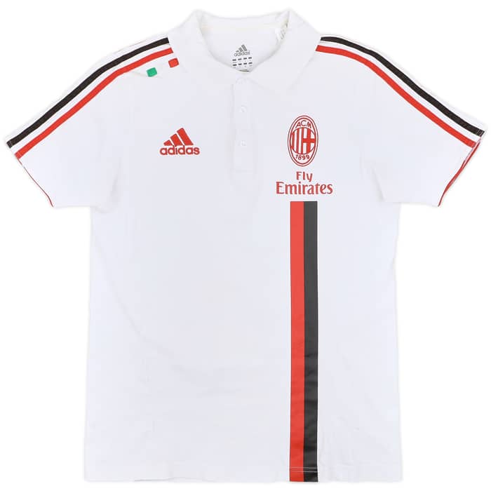 2011-12 AC Milan adidas Polo Shirt - 6/10 - (S)