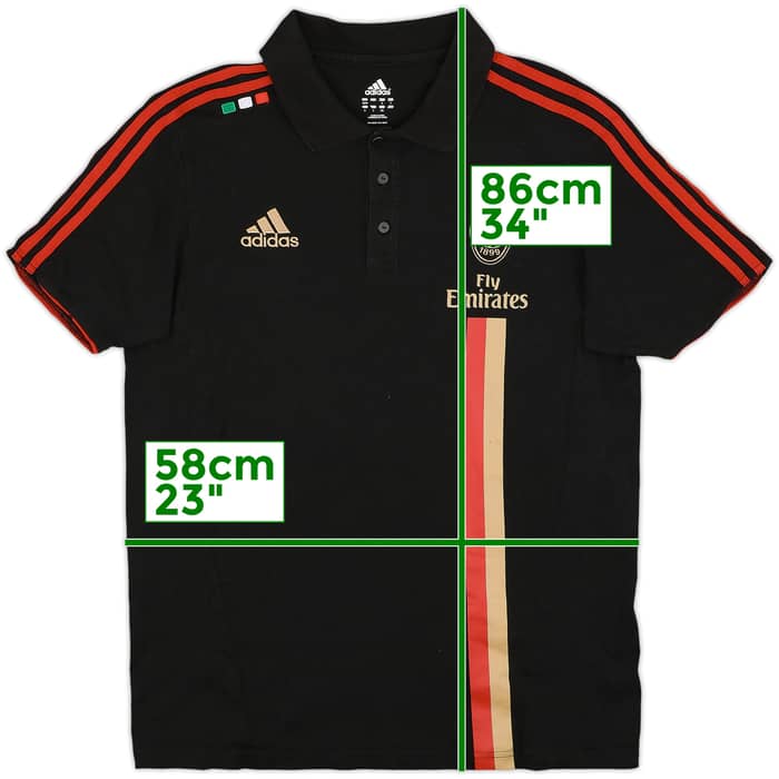 2011-12 AC Milan adidas Polo Shirt - 7/10 - (L)