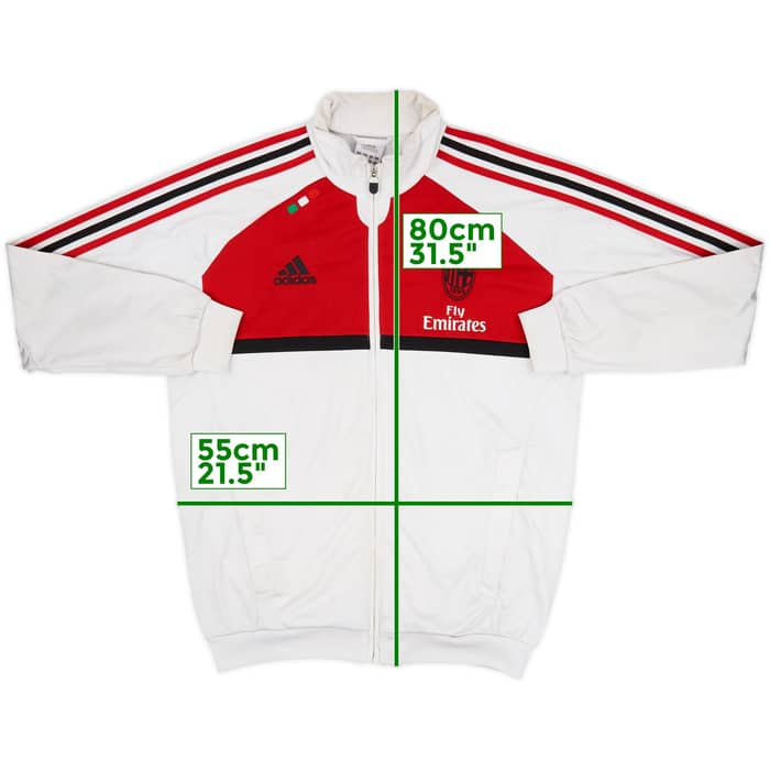 2011-12 AC Milan adidas Track Jacket - 4/10 - (M/L)