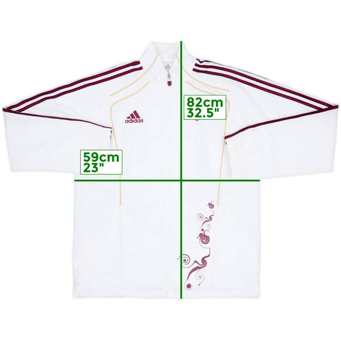 2010-11 Lyon adidas Track Jacket - 8/10 - (M/L)