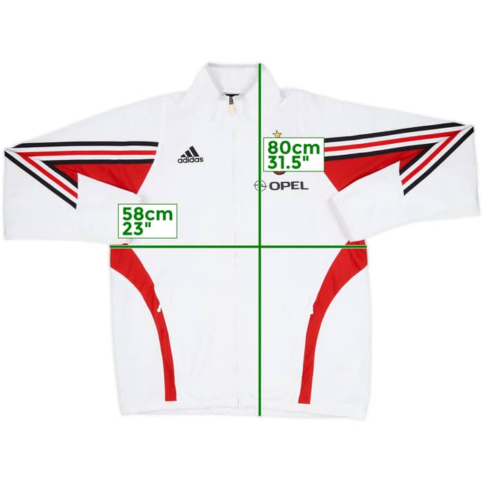 2003-04 AC Milan adidas Track Jacket - 8/10 - (M)