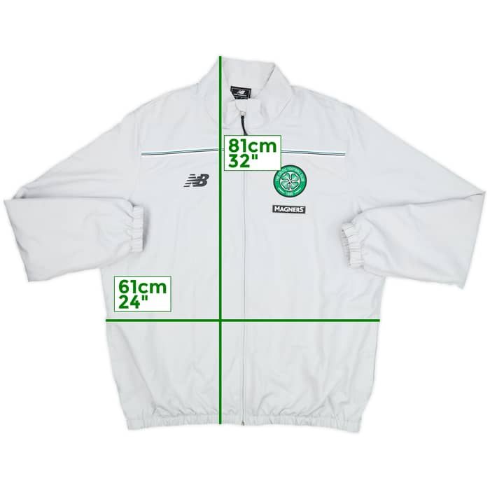 2016-17 Celtic New Balance Track Jacket - 8/10 - (XL)
