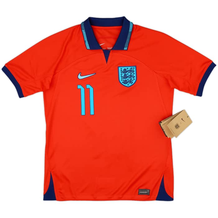 2022-23 England Away Shirt Rashford #11 (L.Boys)