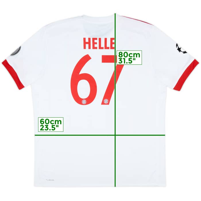 2017-18 Bayern Munich Away Shirt Helle #67 - 9/10 - (XL)