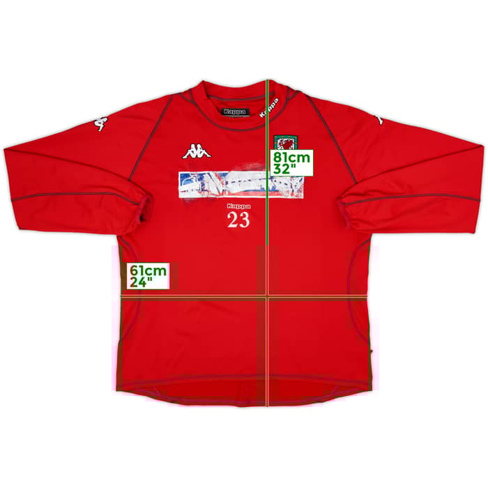 2004-05 Wales Player Issue Kappa Drill Top #23 - 4/10 - (XL)