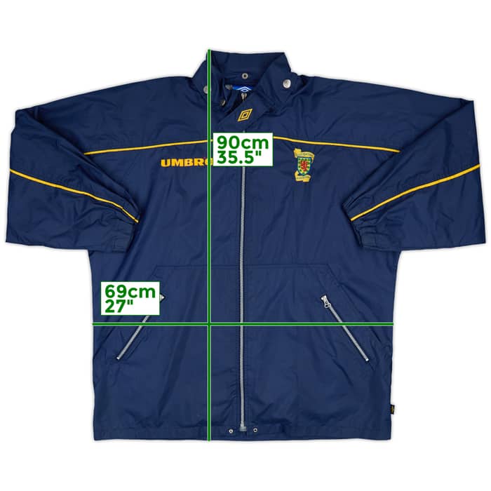 1998-00 Scotland Umbro Hooded Rain Jacket - 9/10 - (L)