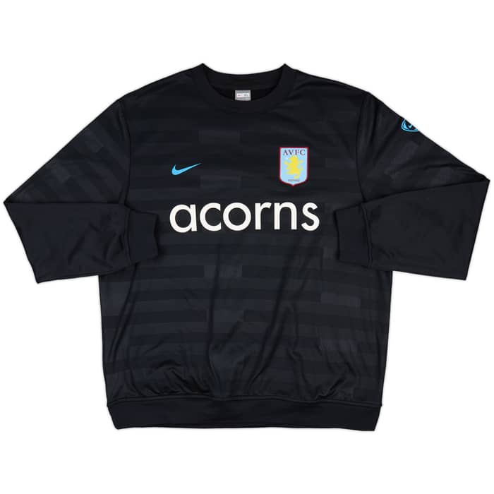 2009-10 Aston Villa Nike Sweat Top - 9/10 - (XL)