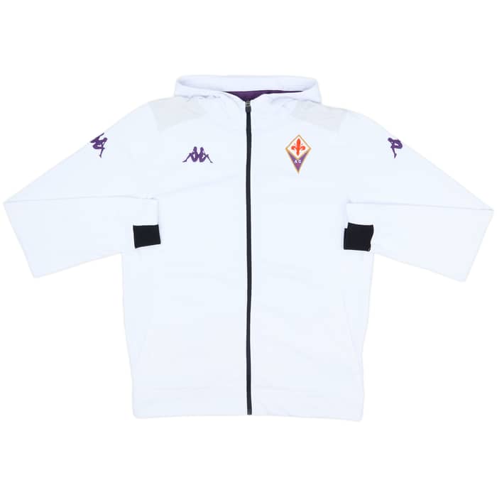 2021-22 Fiorentina Kappa Hooded Track Jacket - 7/10 - (L)