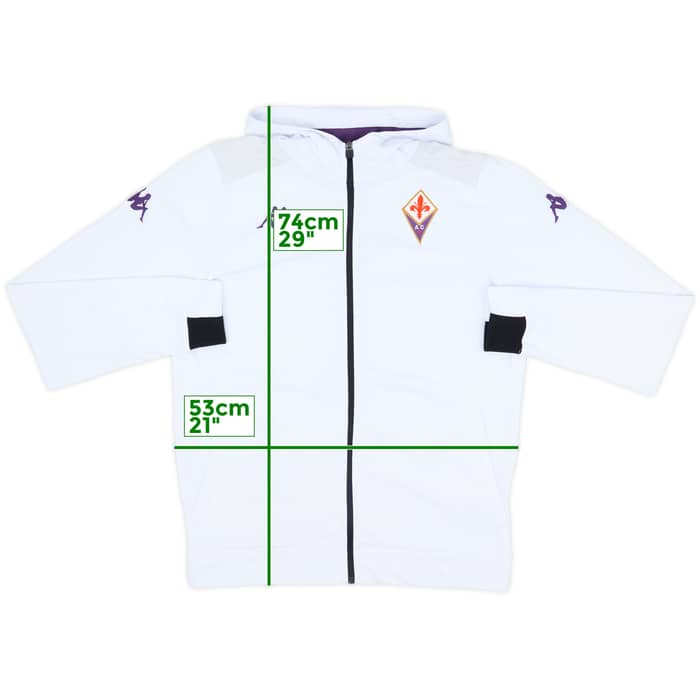 2021-22 Fiorentina Kappa Hooded Track Jacket - 7/10 - (L)