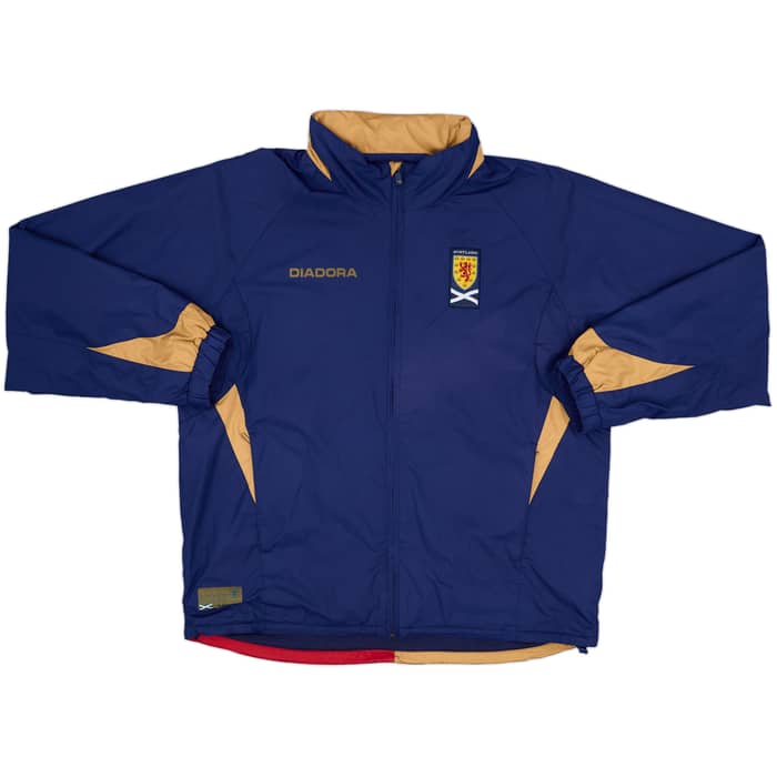 2006-08 Scotland Diadora Hooded Rain Jacket - 8/10 - (XL)