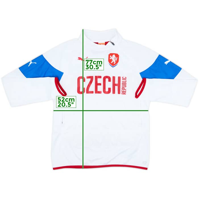 2013-14 Czech Republic Puma 1/4 Zip Drill Top - 8/10 - (L)