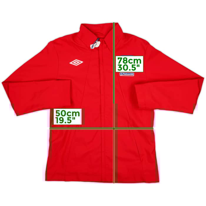 2010-11 England Umbro Track Jacket - 8/10 - (M)