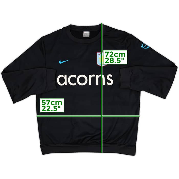 2009-10 Aston Villa Nike Sweat Top - 8/10 - (L)