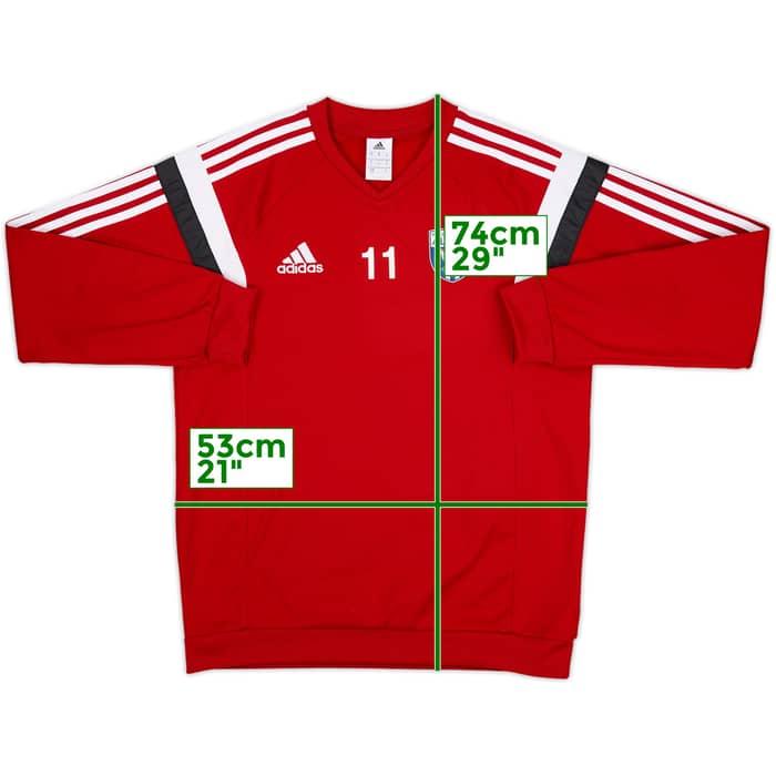 2014-15 West Brom adidas Player Issue Sweat Top #11 (Brunt) - 7/10 - (M)