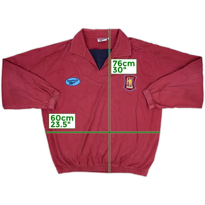 1995-96 Aston Villa Reebok Drill Top - 7/10 - (XL)