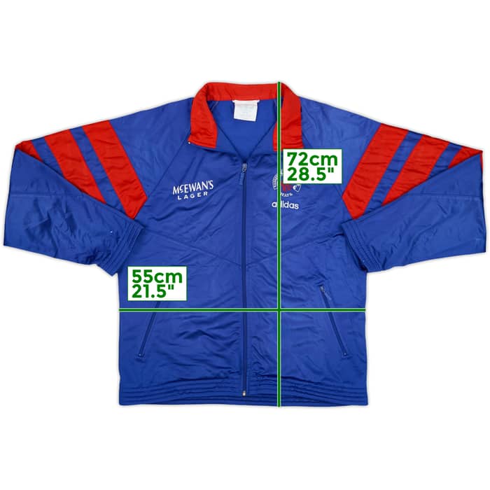 1992-94 Rangers adidas Track Jacket - 8/10 - (M)