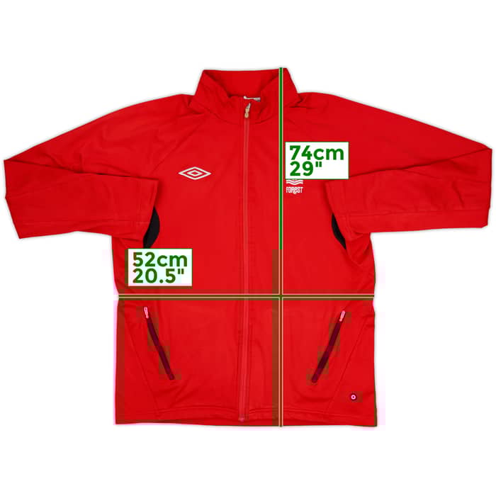 2010-11 Nottingham Forest Umbro Track Jacket - 8/10 - (L)