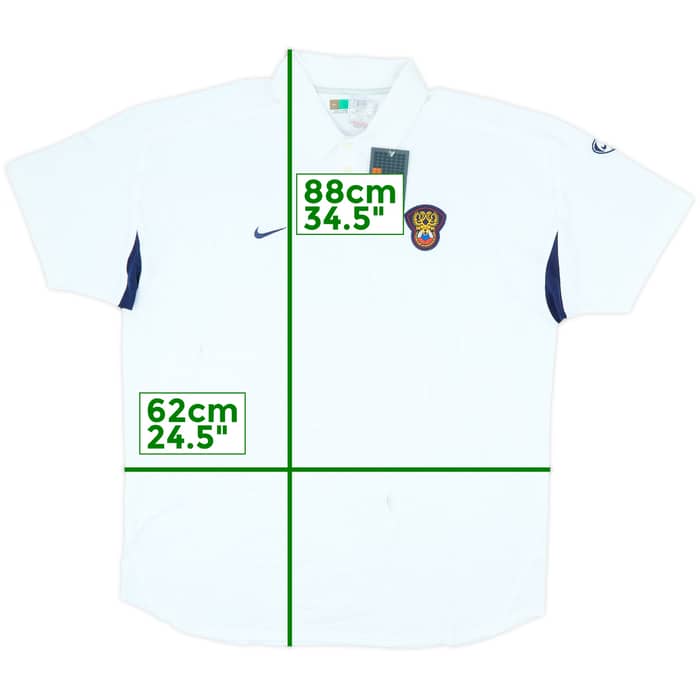 2002-03 Russia Nike Player Issue Polo Shirt (XL)
