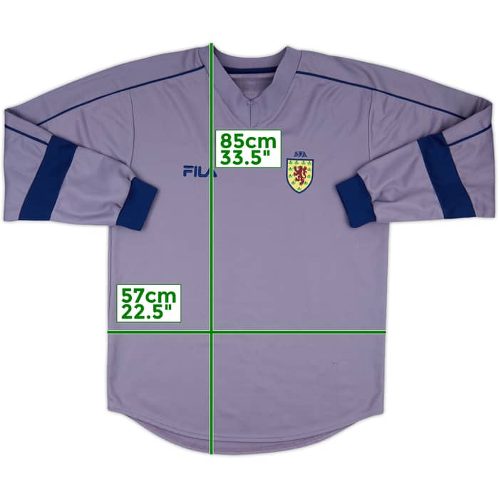 2000-02 Scotland GK Shirt - 8/10 - (L)