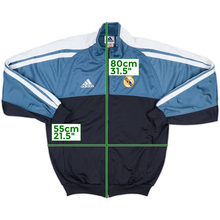 2001-02 Real Madrid adidas Track Jacket - 8/10 - (M)