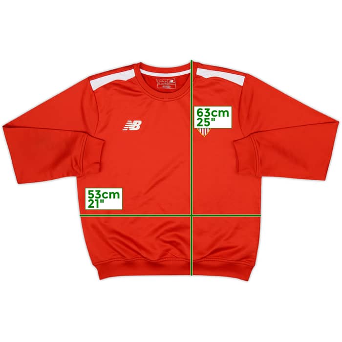 2015-16 Sevilla New Balance Sweat Top - 8/10 - (M)