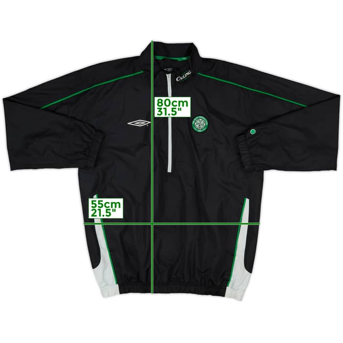 2004-05 Celtic Umbro 1/4 Zip Training Top - 8/10 - (L)