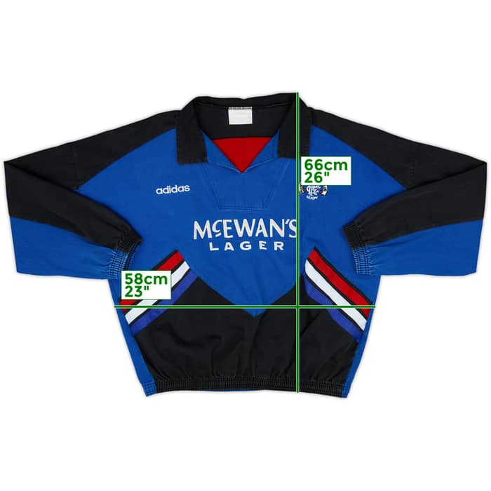 1994-95 Rangers adidas Drill Top - 8/10 - (L)
