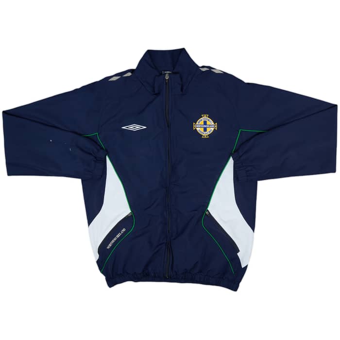 2007-09 Northern Ireland Umbro Hooded Rain Jacket - 8/10 - (M)